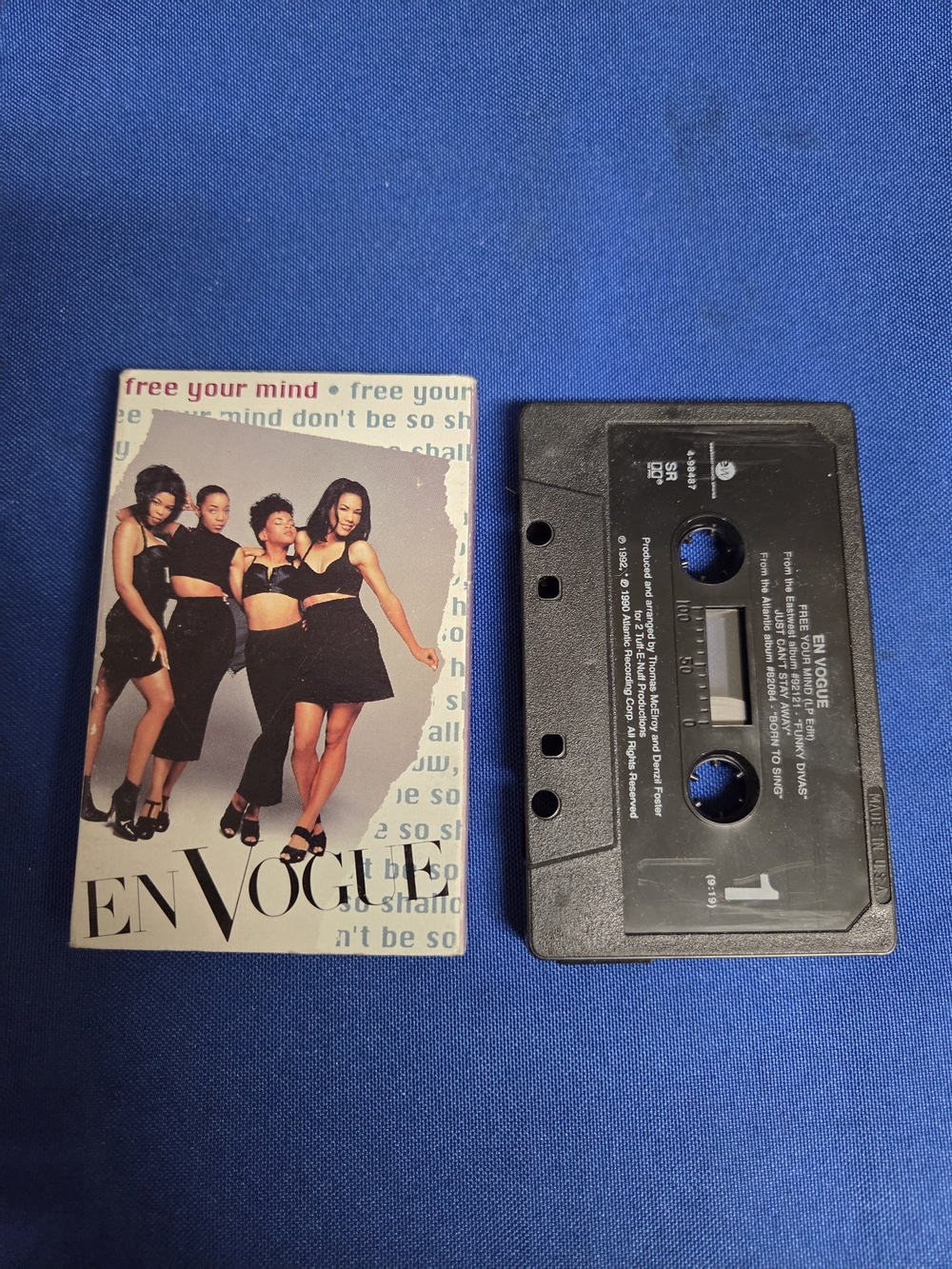 En Vogue ‎Free Your Mind / Just can't Stay Away 1992 Cassette Single